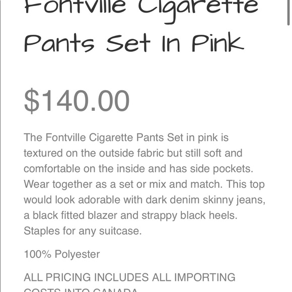 Pants Set - Picture 4 of 8